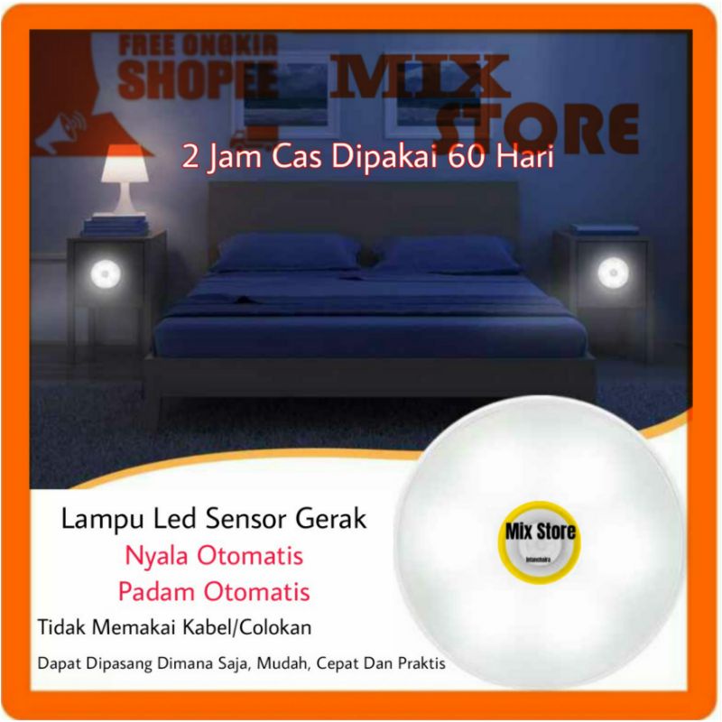 Jual Lampu Led Lemari Sensor Gerak Lampu Tidur Led Sensor Gerak Lampu Led Serbaguna Sensor Gelap