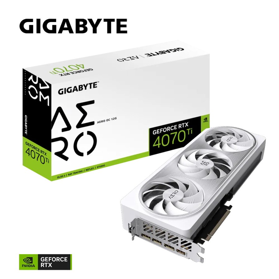 Jual GIGABYTE NVIDIA GEFORCE RTX 4070 TI 12GB OC AERO DDR6X | Shopee ...