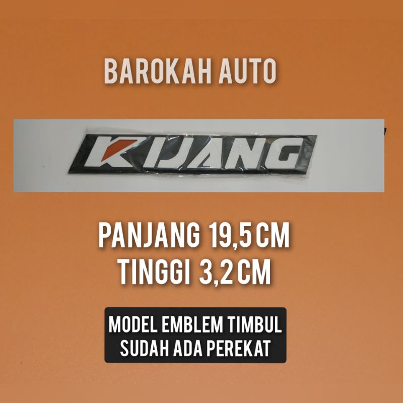 Jual Kijang Super Emblem Tulisan Kijang Putih Shopee Indonesia