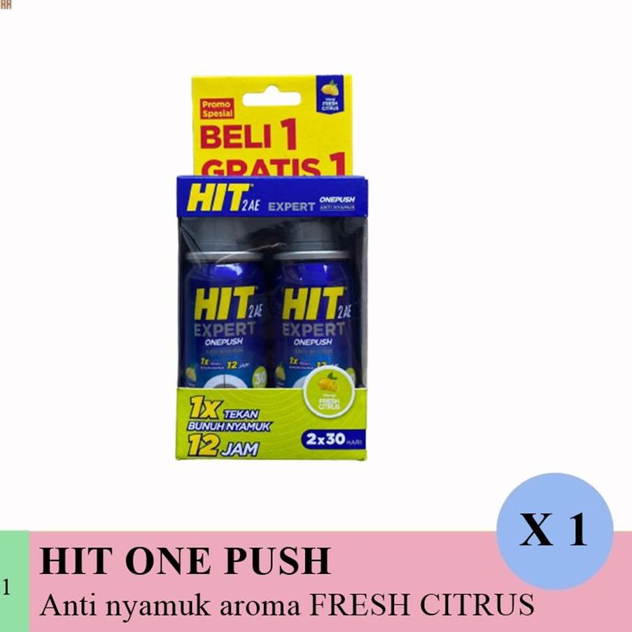 Jual Depan HIT One Push 1 Free 1 Anti nyamuk dan serangga Semprot ...
