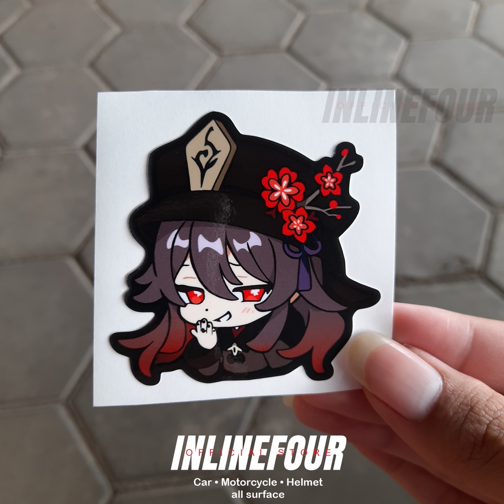 Jual Stiker Genshin Impact Hu Tao Sticker Anime Hologram Hutao Wibu