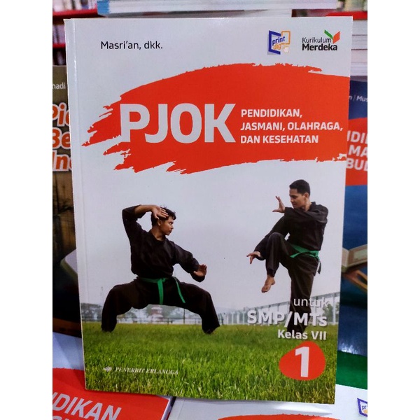 Jual Buku Pelajaran Pjok Pendidikan Jasmani Olahraga Dan Kesehatan Kelas Vii Smpmts Kurikulum 