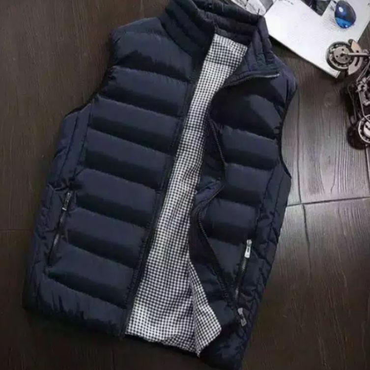 Jual Rompi pria musim dingin/Rompi motor/Rompi tebal tahan angin/Rompi