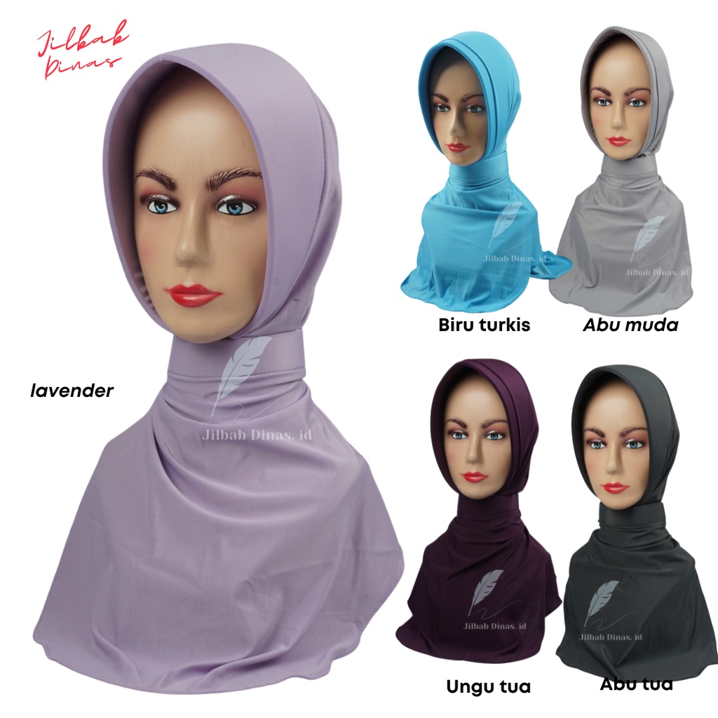 Jual Jilbab dinas Navy PET PREMIUM ANTI TEMBEM (PERIP/ABU MUDA/ABUTUA ...