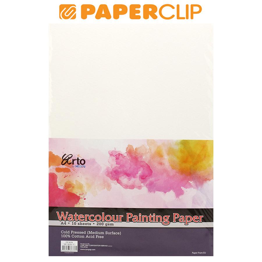 Jual Kertas Cat Air Paper Watercolor Sheet Arto 200 A4 80 36336 4 Shopee Indonesia 6363