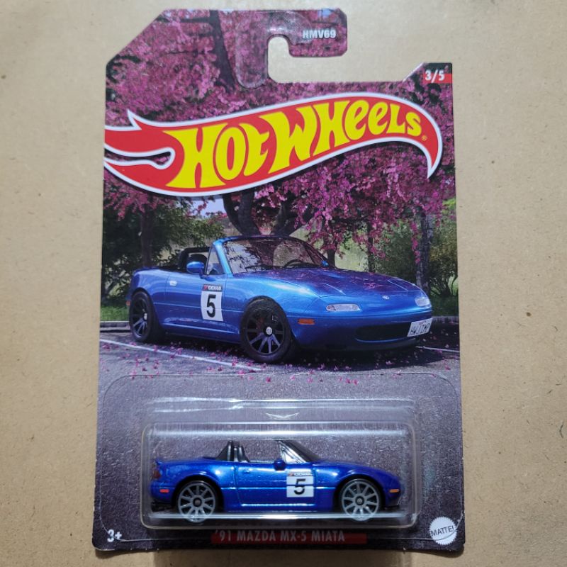 Jual HOT WHEELS '91 MAZDA MX-5 MIATA [ BLUE ] | Shopee Indonesia