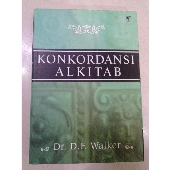 Jual BUKU KONKORDANSI ALKITAB WALKER | Shopee Indonesia