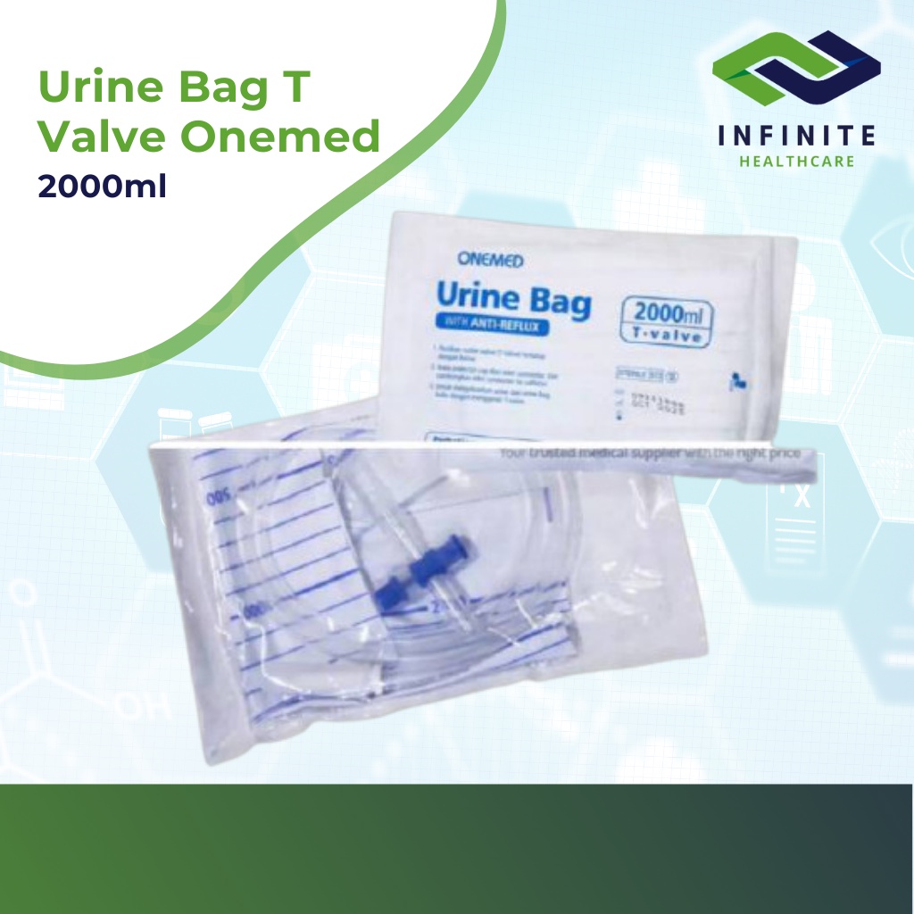 Jual Urine Bag Ml Onemed T Valve Kantong Urin Liter Onemed Original Shopee Indonesia