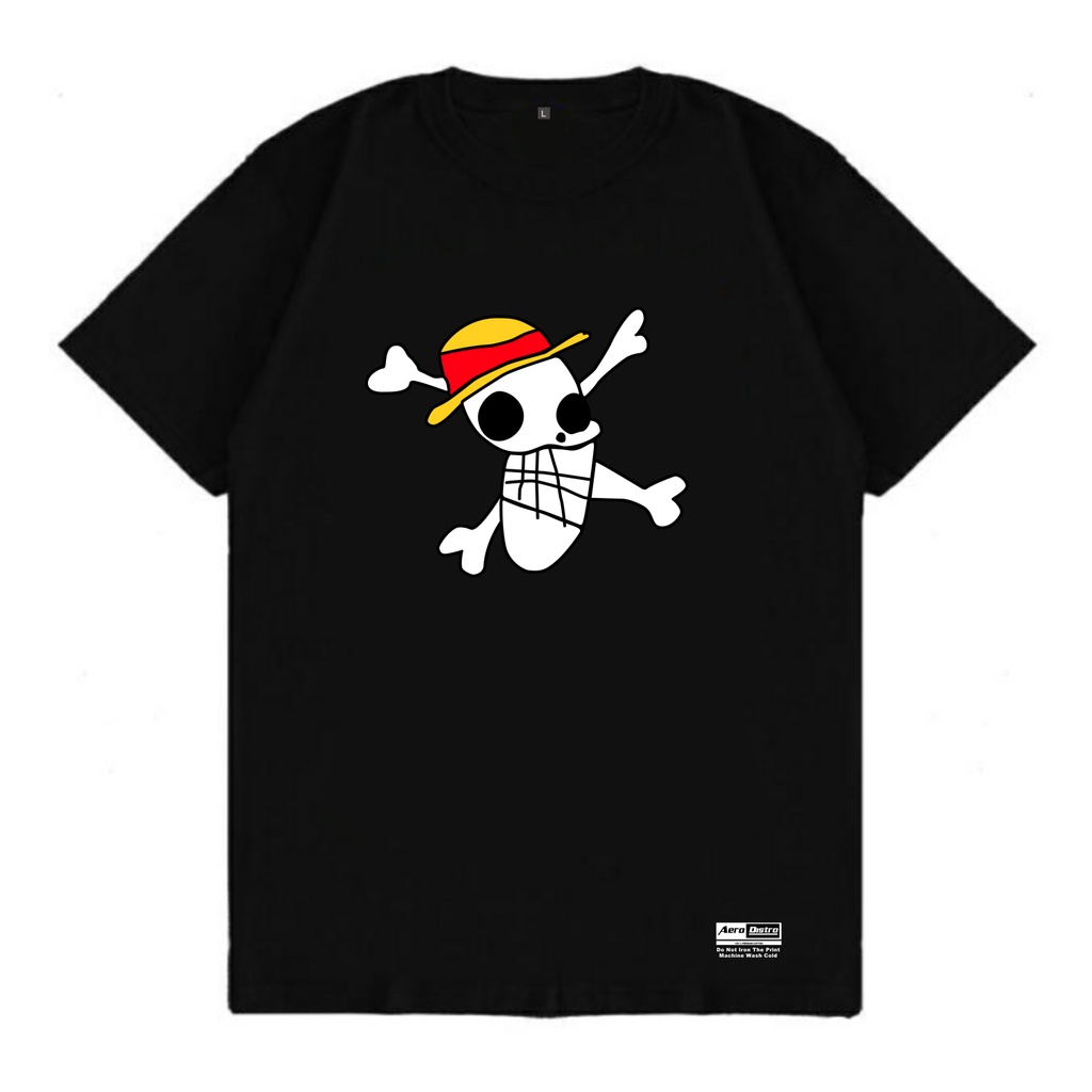 Jual Aerodistro - Kaos/Baju Anime One Piece Jolly Roger Laboon | Shopee ...