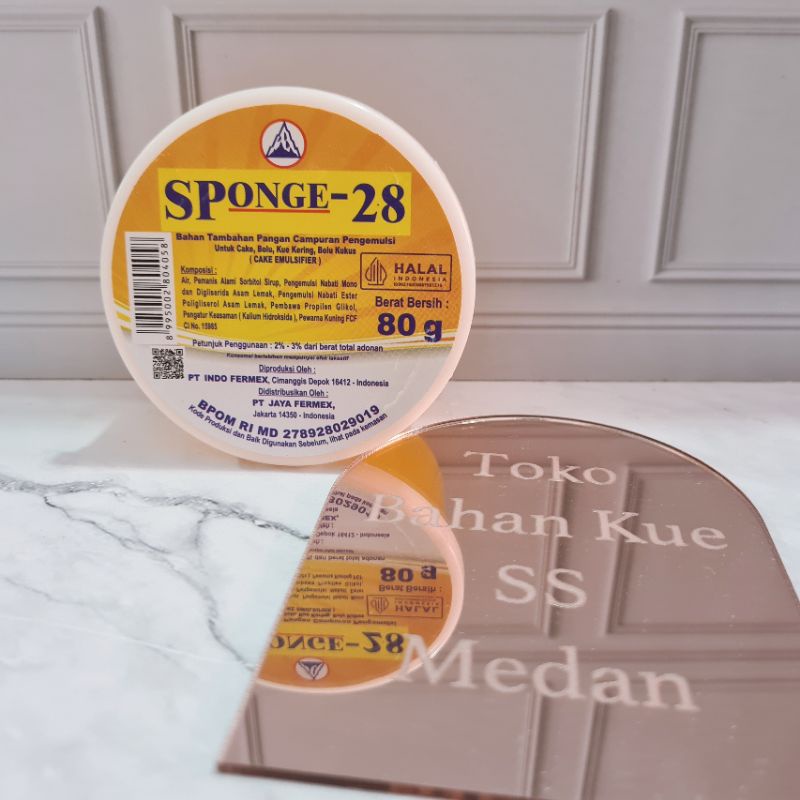 Jual Sponge28 Cup 80Gram [SP TBM Ovalet/Cake Emulsifier] Shopee