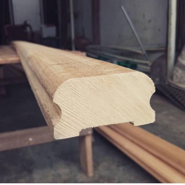 Jual [KODE PRODUK TESDB7855] Hand Railing Pegangan Railing Tangga Kayu ...