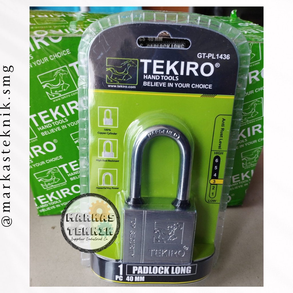 Jual Tekiro Kunci Gembok Leher Panjang Tekiro Gembok Panjang Padlock