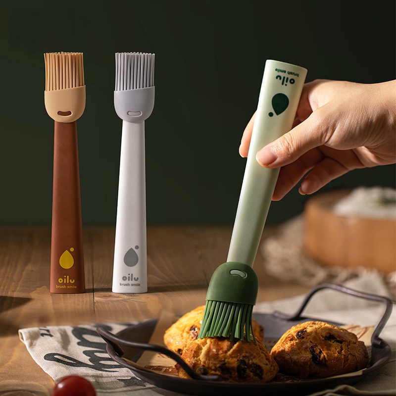 Jual Food Oil Brush Kuas Minyak Silikon Oles Mentega Silicone BBQ ...