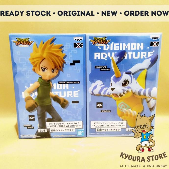 Shop Digimon Adventure Dxf Adventure Archives Yamato & Gabumon By Banpresto Online in Dubai, Abu
