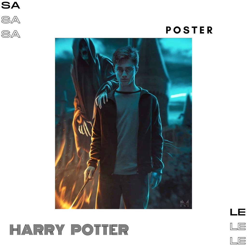 Jual POSTER HARRY POTTER - Ukuran A3/A4 (Bisa Custom Gambar) | Shopee ...