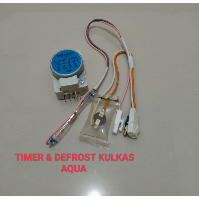 Jual Timer Defrost Bimetal Fuse Kulkas AQUA 2 pintu Shopee Indonesia