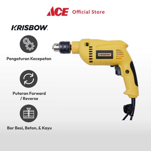 Jual Ace Krisbow Mm Set Bor Listrik Irids Watt Kuning