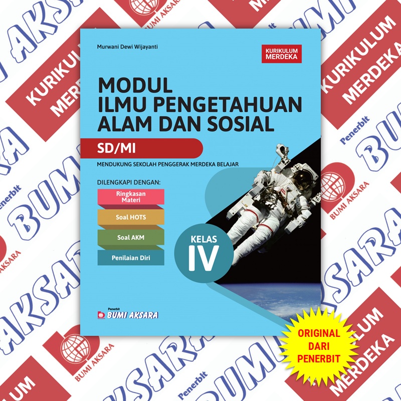 Jual Modul Ilmu Pengetahuan Alam Dan Sosial Kelas Iv Sd Mi Kurikulum