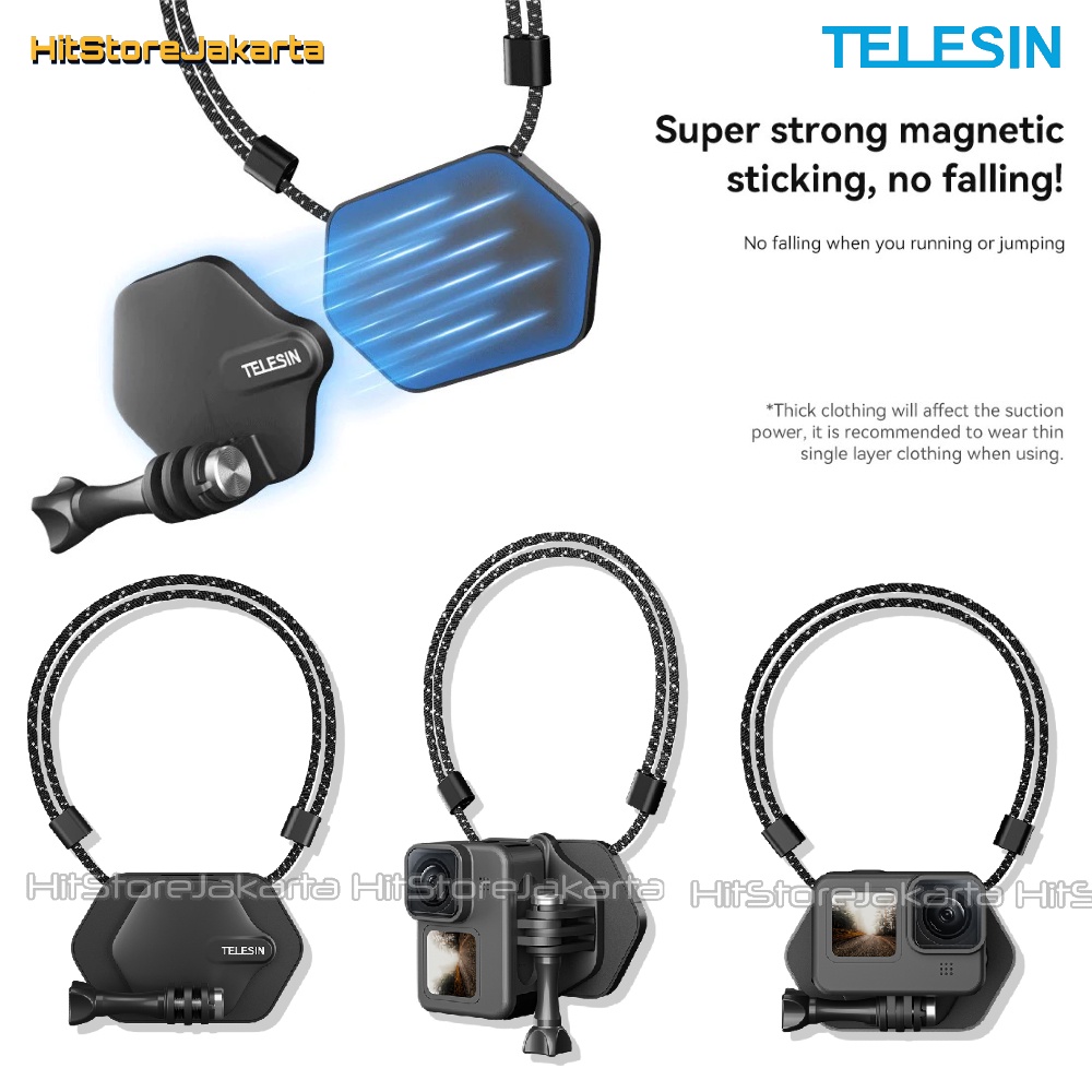 Jual Telesin Magnetic Snap Mount GoPro Insta360 Osmo Action Cam ...