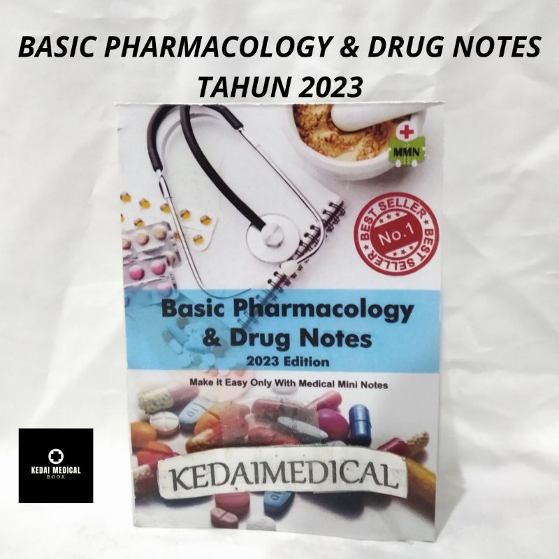 Jual BUKU BASIC PHARMACOLOGY & DRUG NOTES TH.2023 ( BASIC FARMAKOLOGI ...