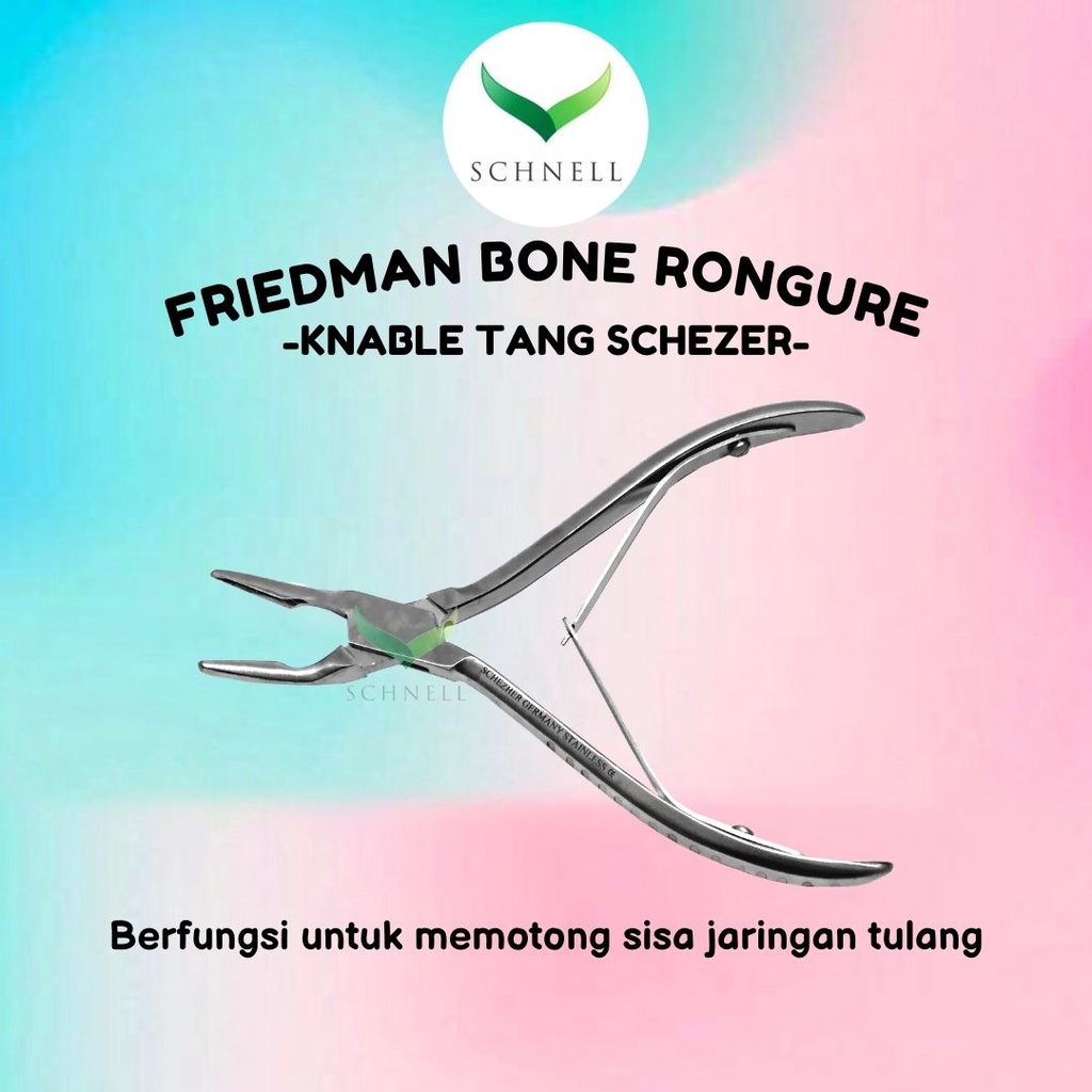 Jual Friedman Bone Rongure 14cm/Tang Knable Schezer - Dental Instrument ...