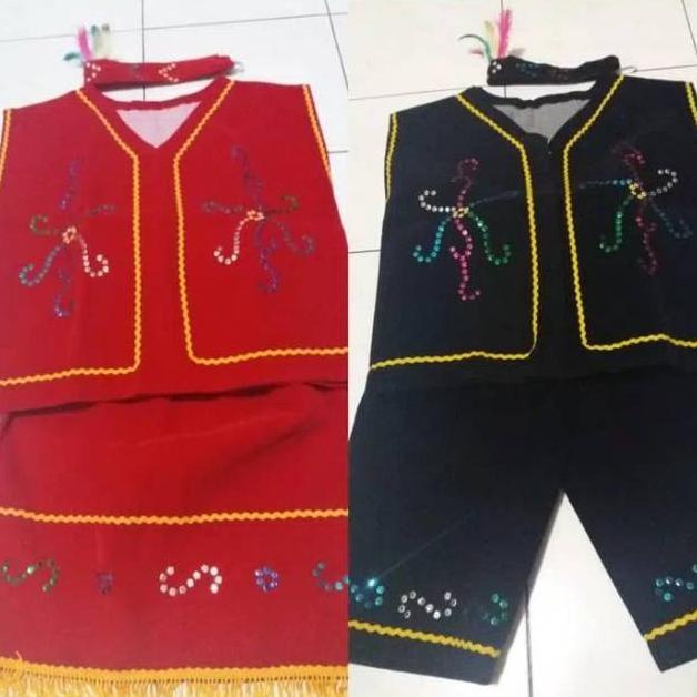 Jual Baju Adat Dayak Tk Sd // Pakaian Adat Dayak // Baju Adat ...