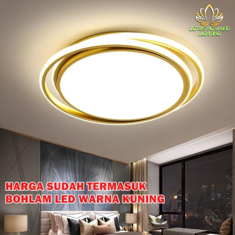 Jual Lampu Plafon Minimalis Modern Led 3 Warna Model Wh68cr Lampu Led