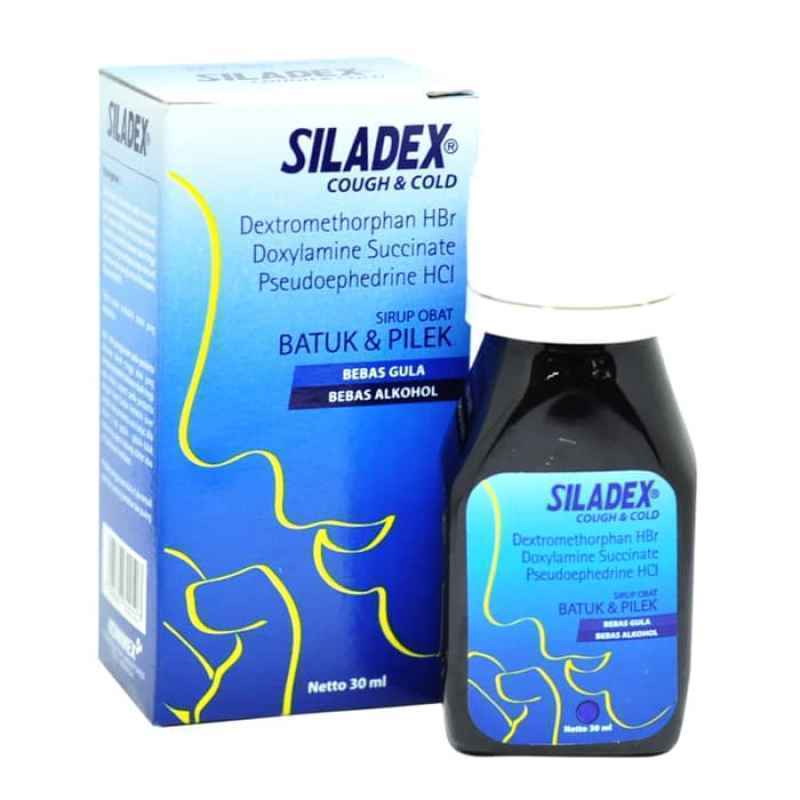 Jual Siladex Cough & Cold Sirup 30ml (Biru) | Shopee Indonesia