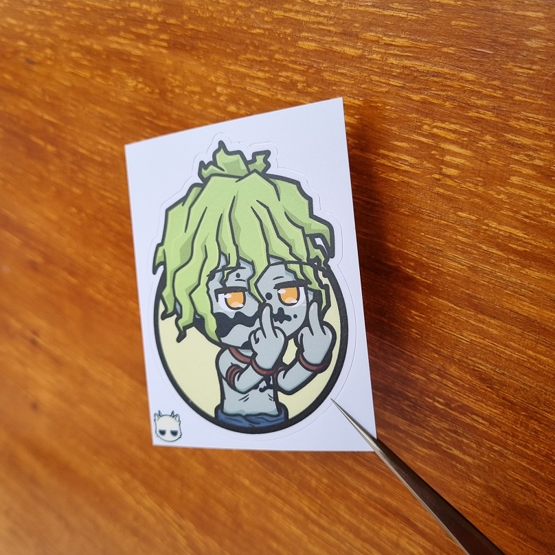 Jual Stiker Anime Chibi Kimetsu no Yaiba Part Villain Sticker Vinyl ...