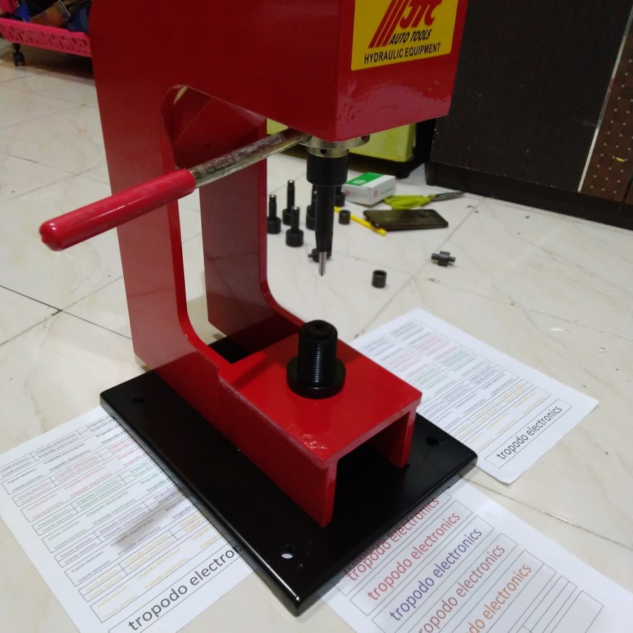 Jual JTC 1517 Hydraulic Brake Lining Rivet Machine Shopee Indonesia