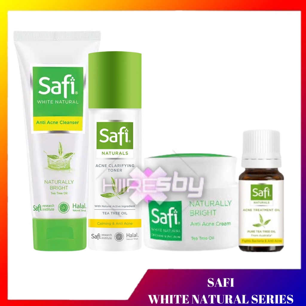 Jual SAFI Naturals Acne Series | Cleanser Cream Toning Lotion Tea Tree