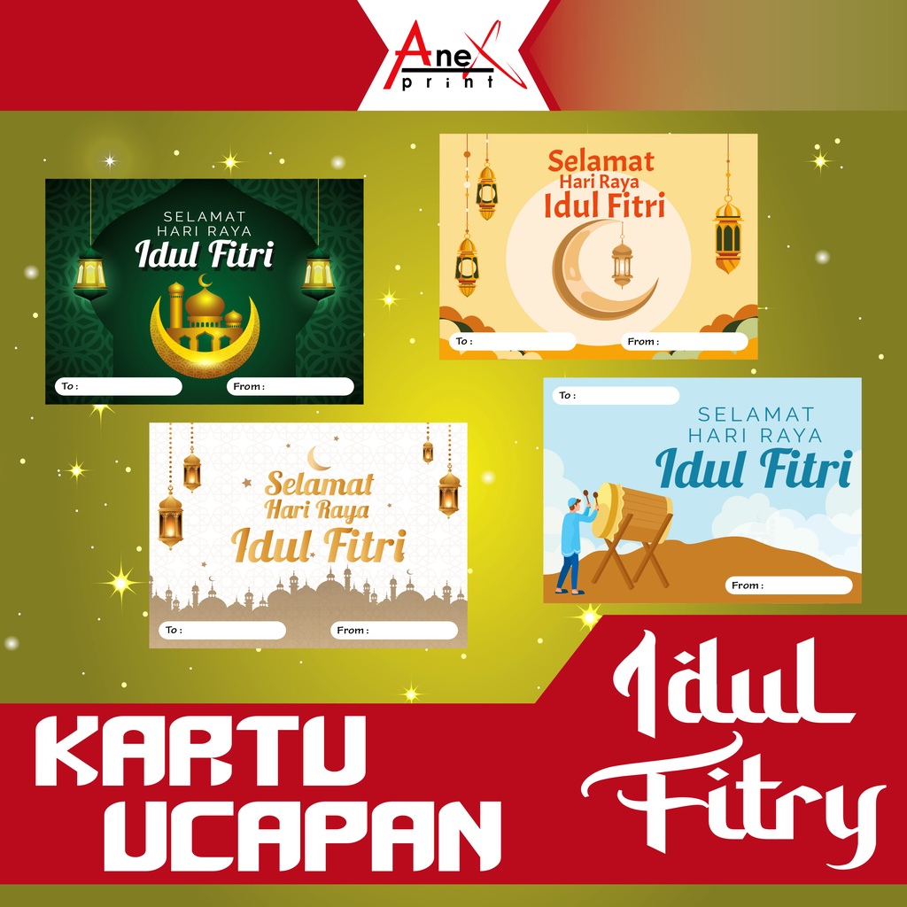 Jual KARTU UCAPAN LEBARAN IDUL FITRI / IDUL FITRI CARD / GREETING CARD