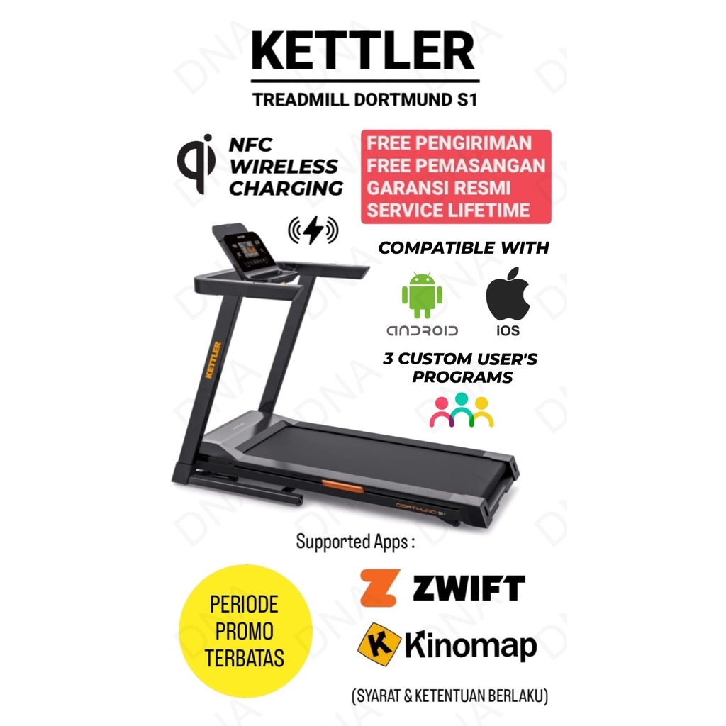 Treadmill kettler best sale berlin s1