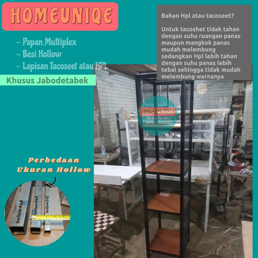 Jual Rak Besi Serbaguna Rak Dapur Buku Rak Susun Shopee Indonesia