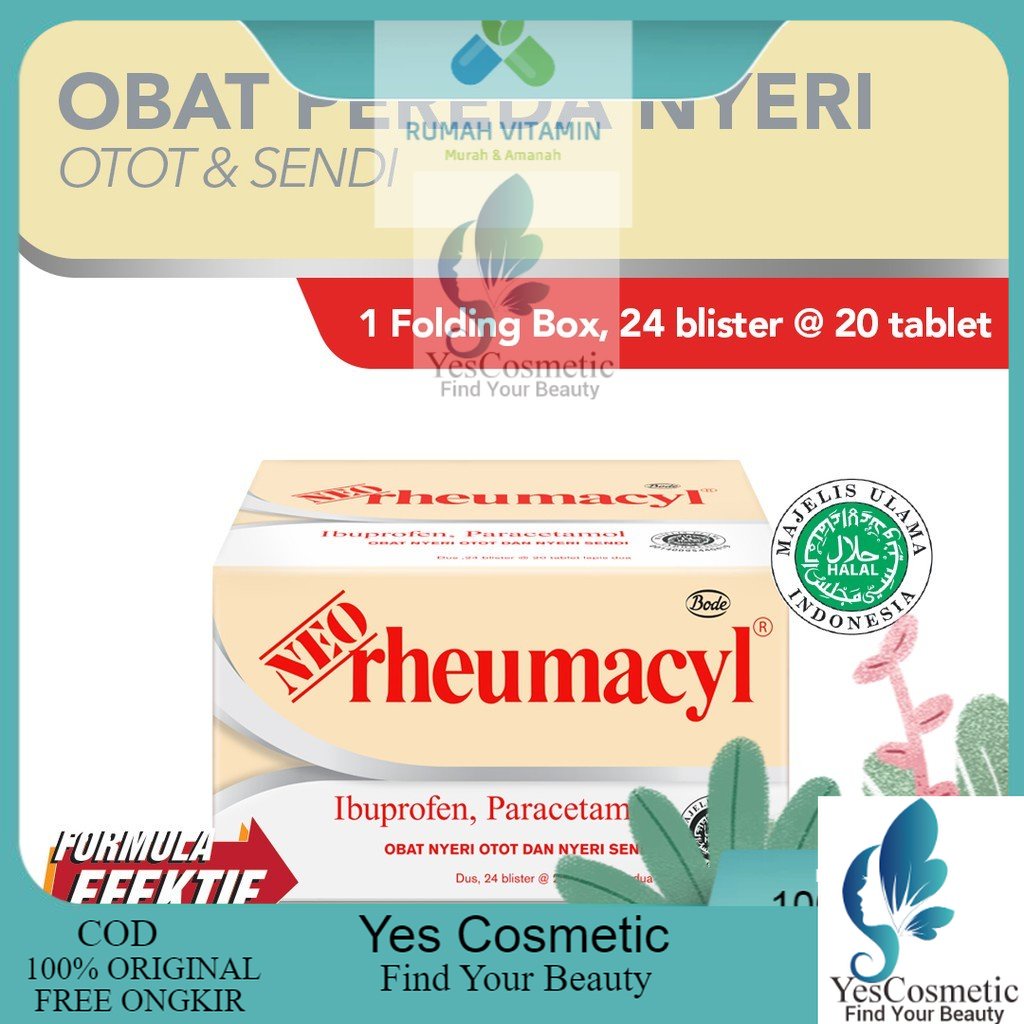 Jual Yes Neo Rheumacyl Tablet Box Blister Tablet Shopee