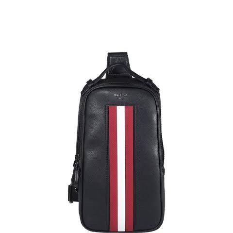 Jual BALLY MALIKHO STRIPE DETAILED SLING BAG FOR MEN AUTHENTIC