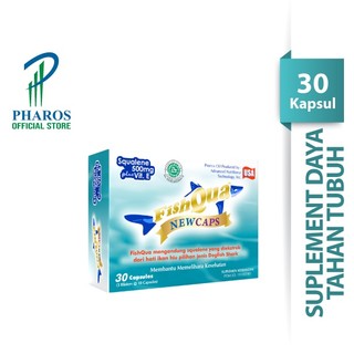 Jual Fishqua Newcaps 30 Kapsul / Minyak Ikan / Suplemen / Membantu ...