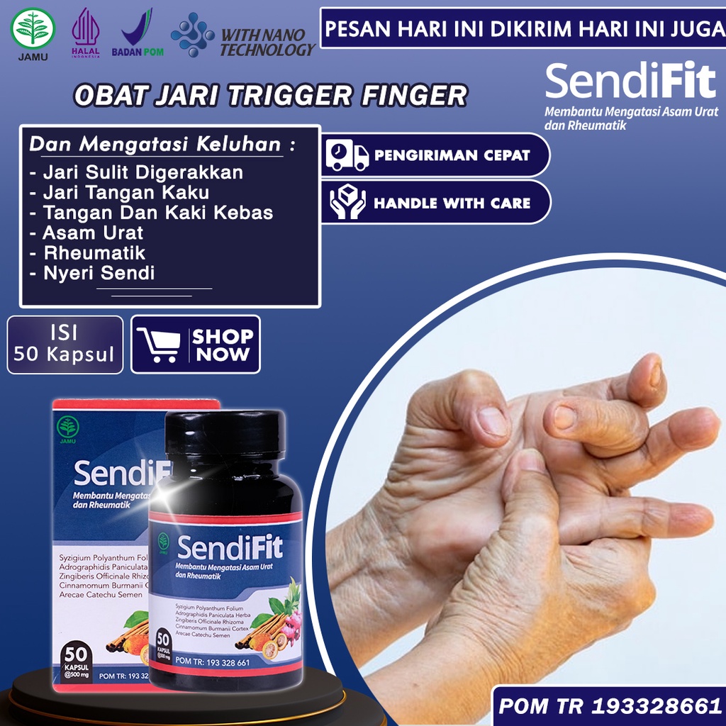 Jual Obat Triggerfinger Jari Kaku Tangan Dan Kaki Mati Rasa Kebas Dan ...