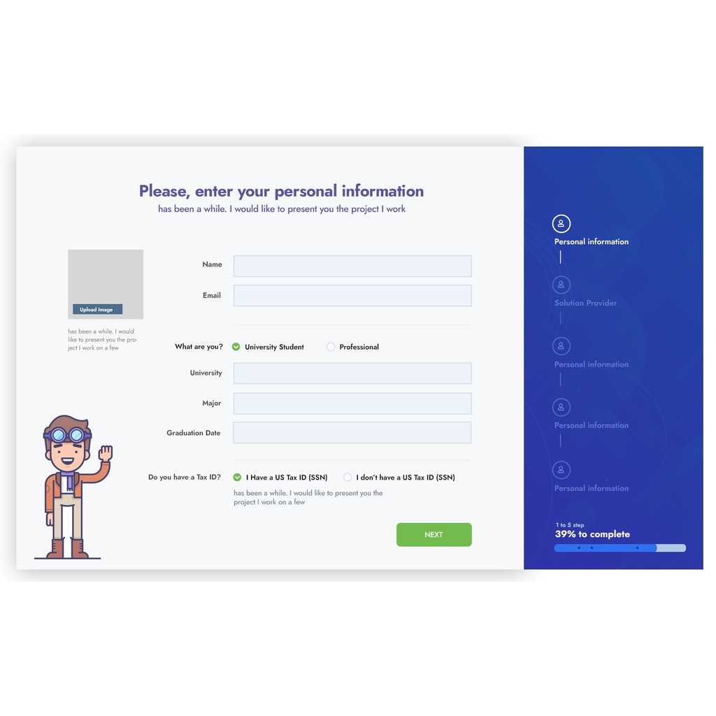 Jual NeonWizard v1.0.4 - Bootstrap Questionnaire Multistep Form Wizard ...