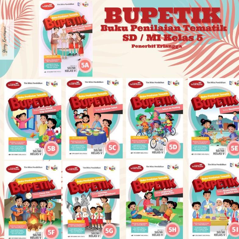 Jual Promo - Bupetik - Buku Penilaian Tematik Sd / Mi Kelas 5 | 5A 5B ...