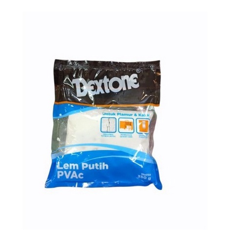 Jual Lem Dextone Putih Pvac Gr Plamir Kayu Tembok Kertas Shopee Indonesia