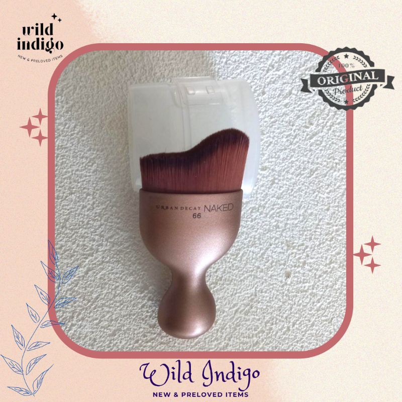 Jual URBAN DECAY CURVE FACE BRUSH / KUAS MAKE UP CURVED FOUNDATION