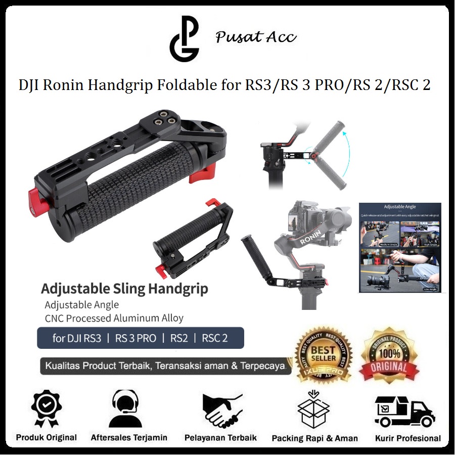 LEFTFOTO Sling Handgip Handle Fo DJI Onin DJI S2/SC2/S3