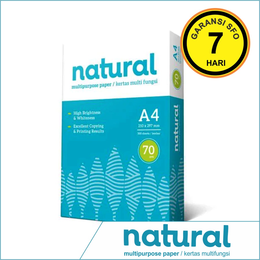 Jual Kertas HVS A4 70 gsm - Natural - SFO Semarang Official | Shopee