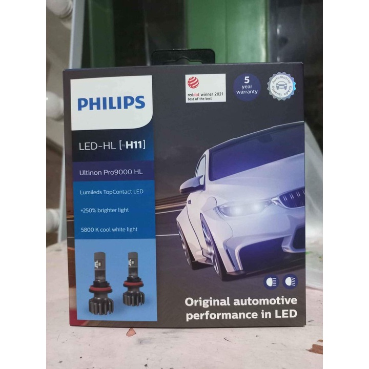 Jual LAMPU LED PHILIPS ULTINON PRO 9000 H4 / H7 / H11 | Shopee Indonesia