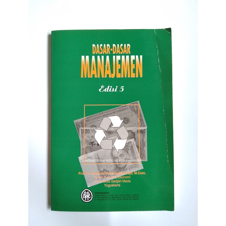 Jual Buku Pendidikan Dasar Dasar Manajemen Edisi 5 Shopee Indonesia