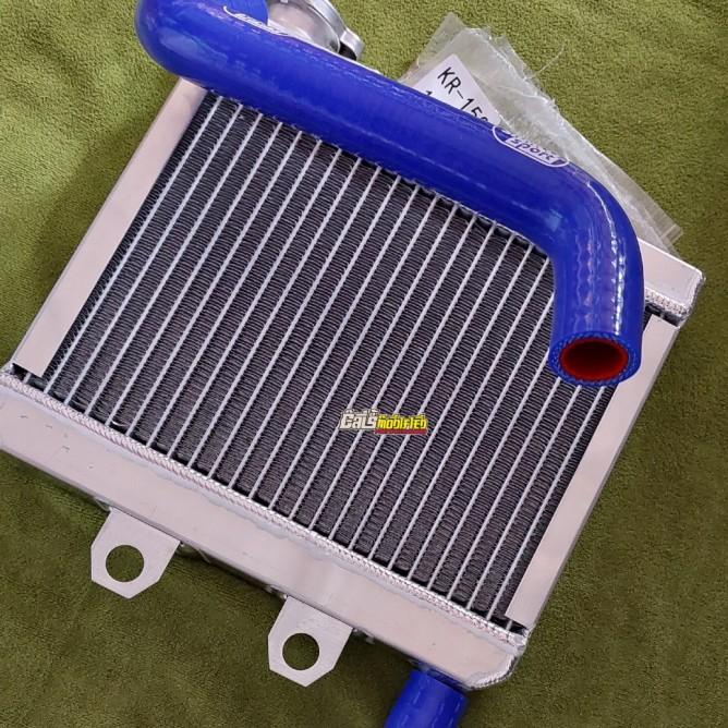 Jual Radiator Alumunium Kr-150 Ninja R Ss Dan Selang Samco Sport Atas ...