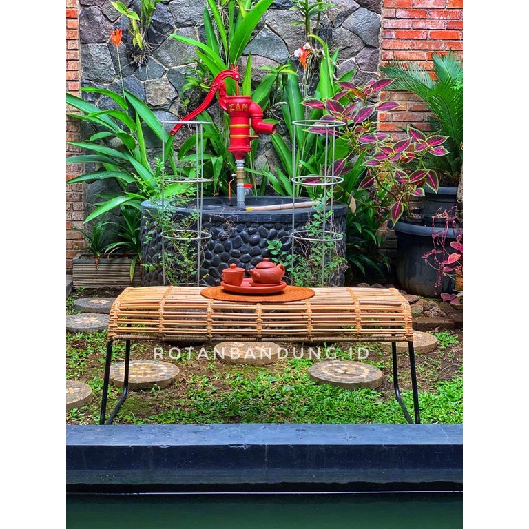 Jual Bench Rotan / Bangku Panjang Rotan / Kursi Taman Rotan / Kursi ...
