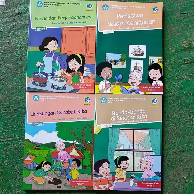 Jual Buku Siswa Tematik SD/MI Kelas 5 Semester 2 Tema 6 s/d 9 Harga ...