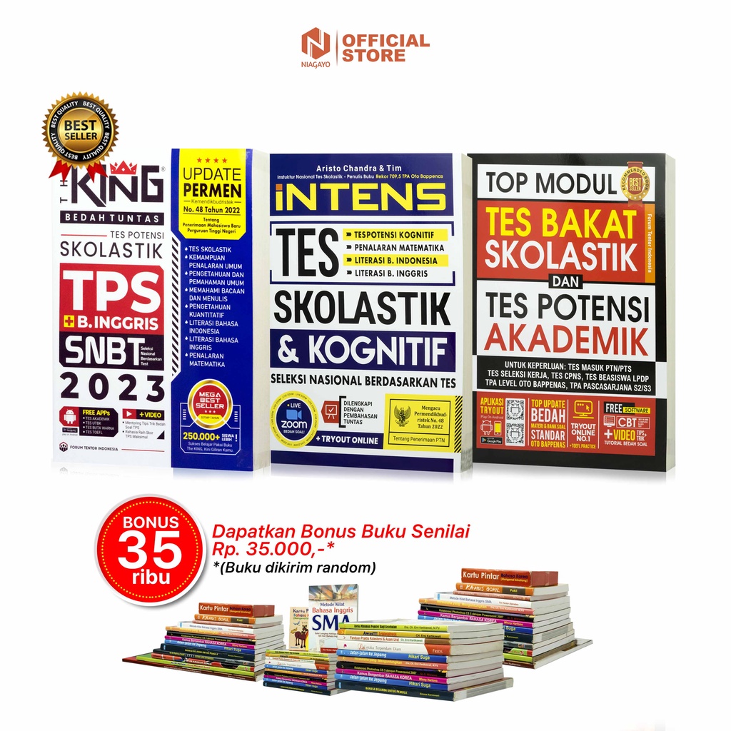 Jual Buku The King Snbt 2023 : Bedah Tuntas Skolastik TPS / Intens Tes ...